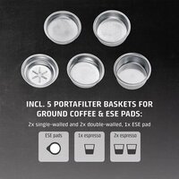 Рожковая кофеварка CASO EspressoGourmet Crema - Превью изображения №5 — Интернет-магазин ПроЗаказ