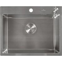 Кухонная мойка Roxen Snake 560220-60-S сатин/текстурная поверхность (с коландером и дозатором) - Превью изображения №8 — Интернет-магазин ПроЗаказ