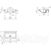 Умывальник Cersanit Como 50 S-UM-COM50/1-w + 63020 - Превью изображения №4 — Интернет-магазин ПроЗаказ
