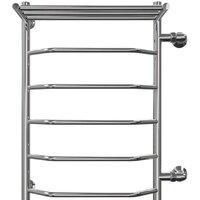 Полотенцесушитель Granula Трапеция, с полочкой боковое подключение правое 50х80 см - Превью изображения №2 — Интернет-магазин ПроЗаказ