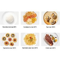 Аэрогриль (аэрофритюрница) Xiaomi Smart Double Stack Air Fryer 12L MAF-DS1201 (евровилка, черный) - Превью изображения №9 — Интернет-магазин ПроЗаказ