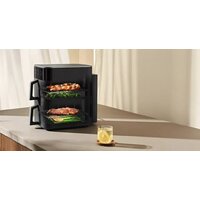 Аэрогриль (аэрофритюрница) Xiaomi Smart Double Stack Air Fryer 12L MAF-DS1201 (евровилка, черный) - Превью изображения №4 — Интернет-магазин ПроЗаказ