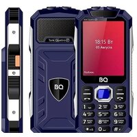 Кнопочный телефон BQ BQ-2817 Tank Quattro Power (синий) - Превью изображения №2 — Интернет-магазин ПроЗаказ