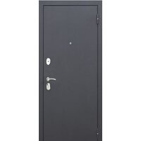 Металлическая дверь ЮрСталь Гарда 205x96 8мм (черный муар/белый ясень, правый) - Превью изображения №2 — Интернет-магазин ПроЗаказ