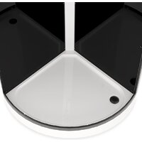 Душевая кабина Domani-Spa Simple 99 90x90 DS01Sm99LBT00.Gt-V1.2-Black - Превью изображения №3 — Интернет-магазин ПроЗаказ