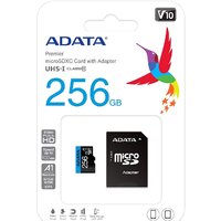 Карта памяти ADATA Premier AUSDX256GUICL10A1-RA1 microSDXC 256GB (с адаптером) - Превью изображения №4 — Интернет-магазин ПроЗаказ