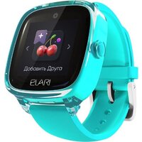 Детские умные часы Elari KidPhone Fresh 4G (бирюзовый) - Превью изображения №2 — Интернет-магазин ПроЗаказ