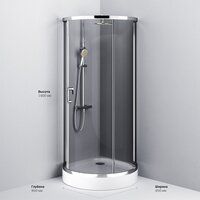 Душевой уголок AM.PM Like W83UG-333-095CG - Превью изображения №12 — Интернет-магазин ПроЗаказ