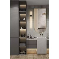 Зеркало EMZE 50x100 с УФ-окантовкой UV.ARC.50.100.AUR (золото) - Превью изображения №3 — Интернет-магазин ПроЗаказ