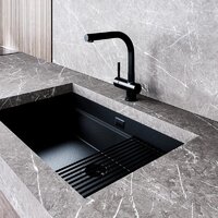Кухонная мойка Globalo Miralio 80.1 Black/BL Mat - Превью изображения №10 — Интернет-магазин ПроЗаказ