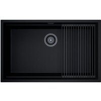 Кухонная мойка Globalo Miralio 80.1 Black/BL Mat - Превью изображения №9 — Интернет-магазин ПроЗаказ