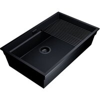 Кухонная мойка Globalo Miralio 80.1 Black/BL Mat - Превью изображения №7 — Интернет-магазин ПроЗаказ