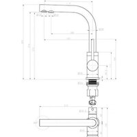 Смеситель Paulmark Essen Es213011-308 (черный) - Превью изображения №2 — Интернет-магазин ПроЗаказ