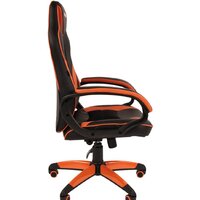 Игровое (геймерское) кресло Brabix GM-161 (черный/оранжевый) - Превью изображения №4 — Интернет-магазин ПроЗаказ
