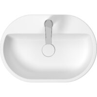 Умывальник Cersanit Caspia Oval 60x42 K11-0099 - Превью изображения №2 — Интернет-магазин ПроЗаказ