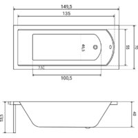 Ванна Lauter Amelia 150х70 21204050 - Превью изображения №28 — Интернет-магазин ПроЗаказ