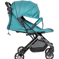 Коляска прогулочная «книга» Farfello Comfy Go Comfort CG-307 (аквамарин/черный хром) - Превью изображения №4 — Интернет-магазин ПроЗаказ