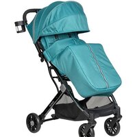 Коляска прогулочная «книга» Farfello Comfy Go Comfort CG-307 (аквамарин/черный хром) - Превью изображения №6 — Интернет-магазин ПроЗаказ