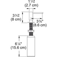 Дозатор для моющего средства Franke Atlas 112.0625.485 (антрацит) - Превью изображения №2 — Интернет-магазин ПроЗаказ