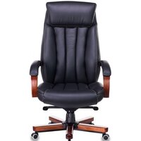 Офисное кресло Бюрократ T-9922WALNUT/BLACK (черный) - Превью изображения №2 — Интернет-магазин ПроЗаказ