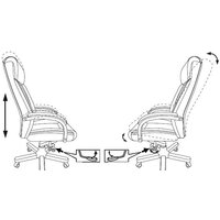 Офисное кресло Бюрократ T-9922WALNUT/BLACK (черный) - Превью изображения №6 — Интернет-магазин ПроЗаказ