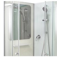 Душевая кабина RGW AN-208 381320800-12 100x100 (хром-матовый/прозрачное стекло) - Превью изображения №9 — Интернет-магазин ПроЗаказ