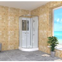Душевая кабина RGW AN-208 381320800-12 100x100 (хром-матовый/прозрачное стекло) - Превью изображения №3 — Интернет-магазин ПроЗаказ