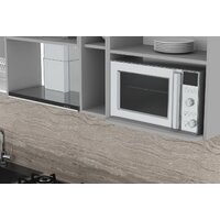 Готовая кухня Интерлиния Мила Лайт 2.0 ВТ (белый платинум/белый платинум/дуб бунратти) - Превью изображения №4 — Интернет-магазин ПроЗаказ