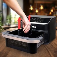Аэрогриль (аэрофритюрница) Tesla Electronics AirCook FlexiZone Q570 XXL - Превью изображения №14 — Интернет-магазин ПроЗаказ