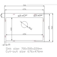 Кухонная мойка Stellar Decor S7050NB-D (нано черный) - Превью изображения №18 — Интернет-магазин ПроЗаказ