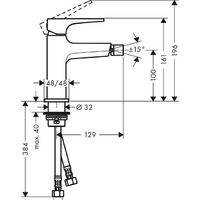 Смеситель Hansgrohe Metropol 32520140 (бронзовый) - Превью изображения №2 — Интернет-магазин ПроЗаказ