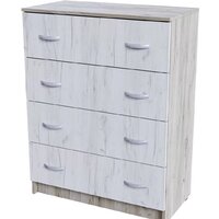 Стендмебель Бася КМ-554 (дуб крафт белый/дуб крафт серый)