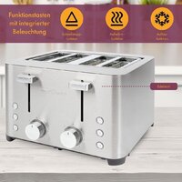 Тостер ProfiCook PC-TA 1252 Edelstahl 501252 - Превью изображения №8 — Интернет-магазин ПроЗаказ