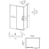 Душевой уголок Grossman Style 130x100x195 120.K33.05.1310.10.00 (хром/стекло прозрачное) - Превью изображения №11 — Интернет-магазин ПроЗаказ