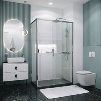 Душевой уголок Grossman Style 130x100x195 120.K33.05.1310.10.00 (хром/стекло прозрачное) - Превью изображения №8 — Интернет-магазин ПроЗаказ