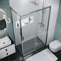 Душевой уголок Grossman Style 130x100x195 120.K33.05.1310.10.00 (хром/стекло прозрачное) - Превью изображения №10 — Интернет-магазин ПроЗаказ