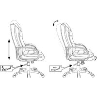 Офисное кресло Бюрократ CH-839 (черный) - Превью изображения №5 — Интернет-магазин ПроЗаказ