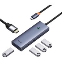 Док-станция Baseus Flite Series 4-Port USB-C Hub B00052809813-00 - Превью изображения №3 — Интернет-магазин ПроЗаказ