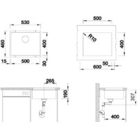 Кухонная мойка ZorG Subline 50 (черный оникс) - Превью изображения №4 — Интернет-магазин ПроЗаказ