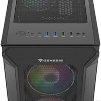Корпус Genesis Irid 505 V2 ARGB Black NPC-1518 - Превью изображения №2 — Интернет-магазин ПроЗаказ
