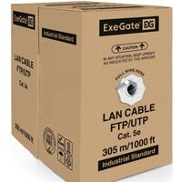 Кабель ExeGate UTP4-C5e-CU-S24-IN-PVC-GY-305-FLUKE UTP - Превью изображения №2 — Интернет-магазин ПроЗаказ