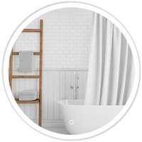 EMZE Зеркало Led Front 80 LED.80.80.FRONT.4K (c подсветкой)