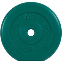 MB Barbell Стандарт 26 мм (1x10 кг, зеленый)