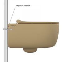 Унитаз подвесной Berges Wasserhaus Ego XL Rimless 083211 (с сиденьем) - Превью изображения №3 — Интернет-магазин ПроЗаказ