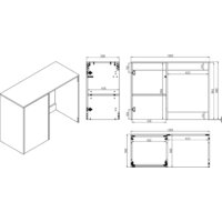  ЗОВ Тумба под умывальник Стамбул Премиум 120 S120LWP0LWPWMD - Превью изображения №5 — Интернет-магазин ПроЗаказ