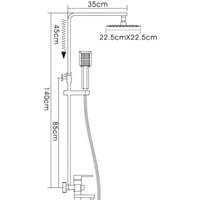 Душевая система  FRAP F2420 - Превью изображения №2 — Интернет-магазин ПроЗаказ