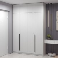 Шкаф распашной Soma Lord Black 4-х створчатый 160x240 (белый) - Превью изображения №4 — Интернет-магазин ПроЗаказ