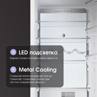 Однокамерный холодильник Zigmund & Shtain BR 06 X - Превью изображения №7 — Интернет-магазин ПроЗаказ