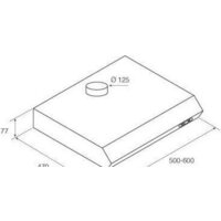 Кухонная вытяжка Jetair Light WH/F/50 PRF0094427A - Превью изображения №2 — Интернет-магазин ПроЗаказ