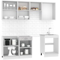 Готовая кухня Mio Tesoro Экстра-лайт 2.2 без столешницы (ателье светлый) - Превью изображения №2 — Интернет-магазин ПроЗаказ